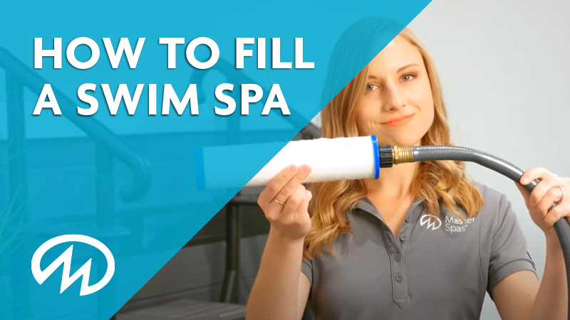 Cómo llenar un swim spa Master Spas