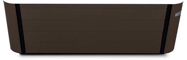 Zócalo de nogal oscuro