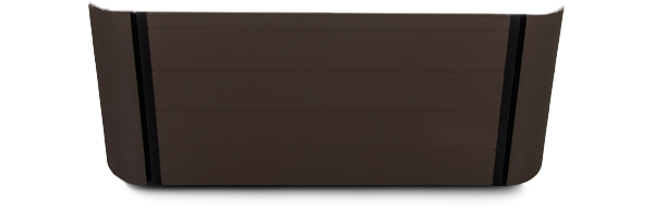 Zócalo de nogal oscuro